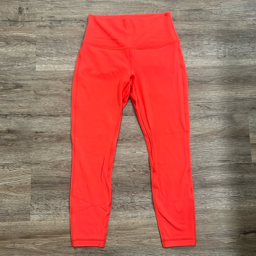Women's Lululemon LOVE RED ALIGN LEGGINGS